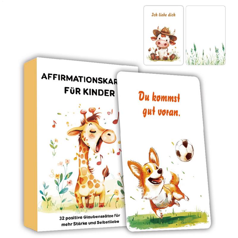 Kids Education Quote - Empowering Cards For Kids 32 German
