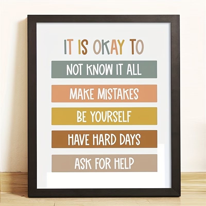 Kids Home Education - Modern Bohemian Classroom Educational Quotes Print