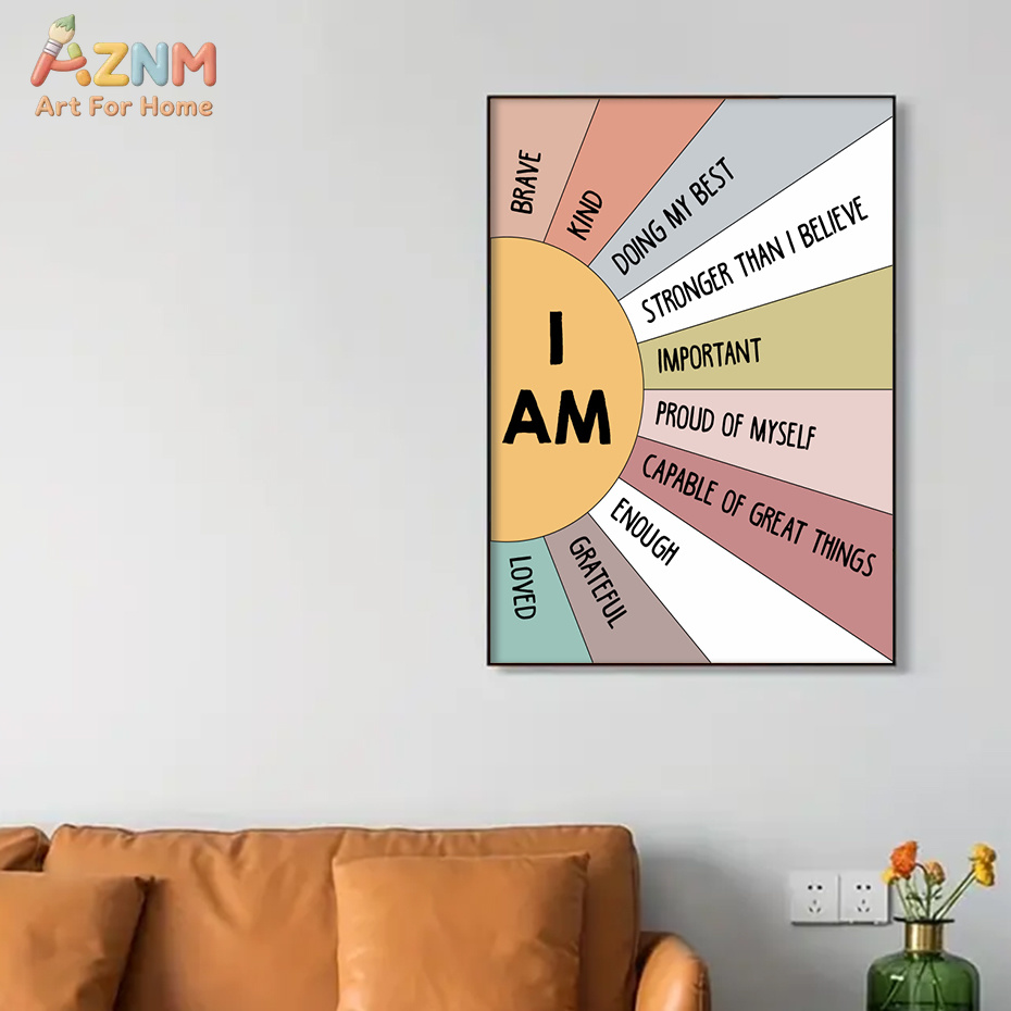 1PCS Educational Sun Colorful  - Kids Education Quote ulasan dan harga