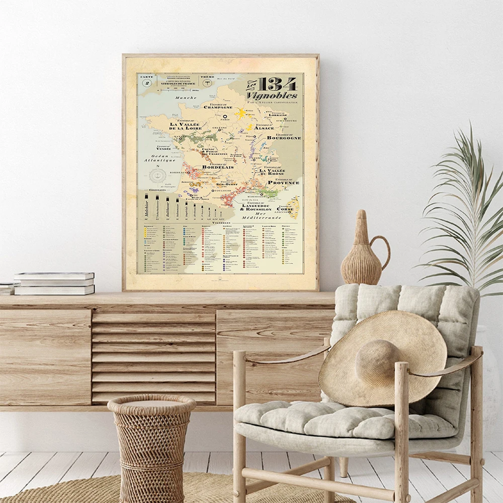 Retro Map Europe City Vines Ma - Kids Education Quote ulasan dan harga