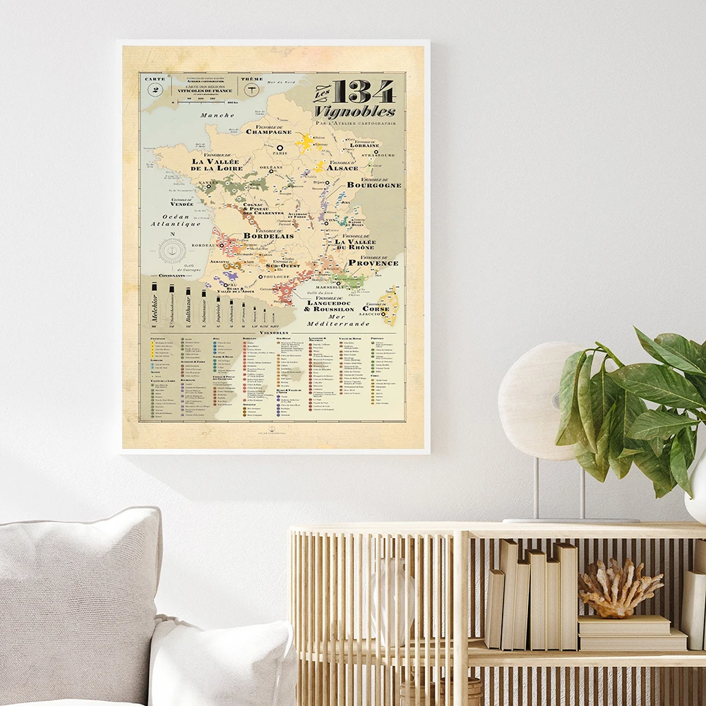 Retro Map Europe City Vines Ma - Kids Education Quote ulasan dan harga