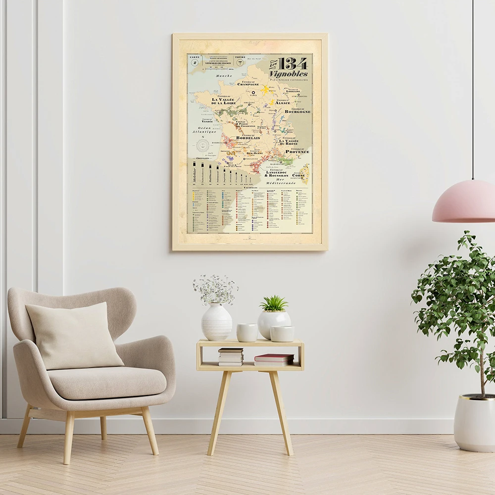 Retro Map Europe City Vines Ma - Kids Education Quote ulasan dan harga