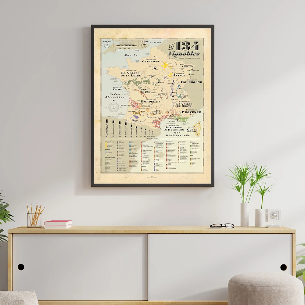 Retro Map Europe City Vines Ma - Kids Education Quote ulasan dan harga