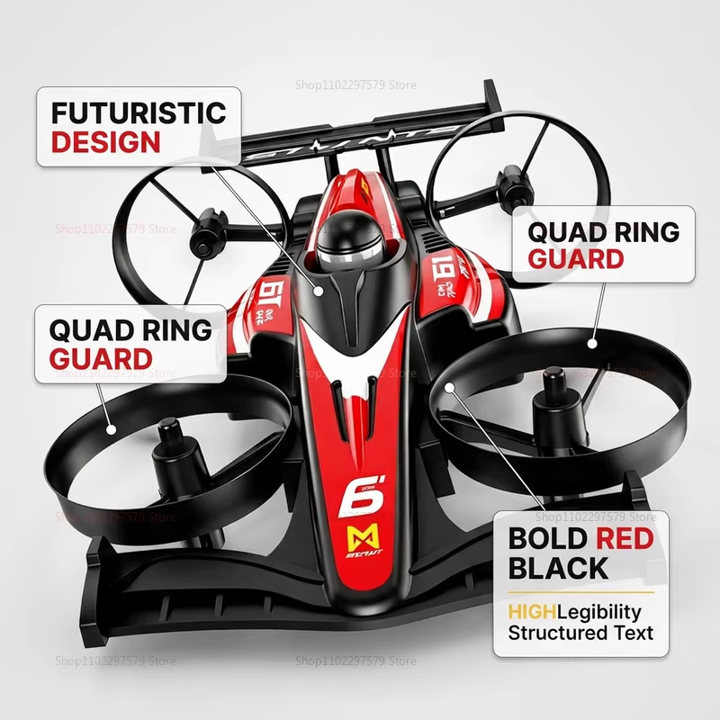 2026 YL61 Racing Car Land-Air  - Kids Education Help ulasan dan harga