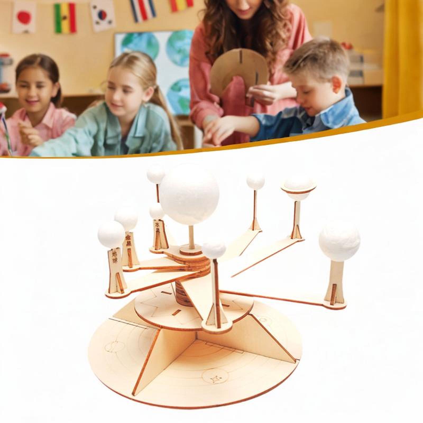 Wooden Building Block Kit Plan - Solar System Model ulasan dan harga