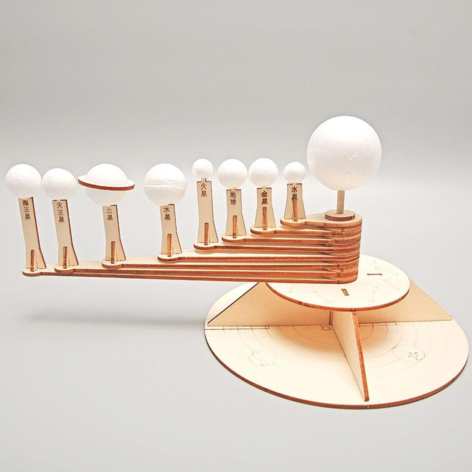 Wooden Building Block Kit Plan - Solar System Model ulasan dan harga