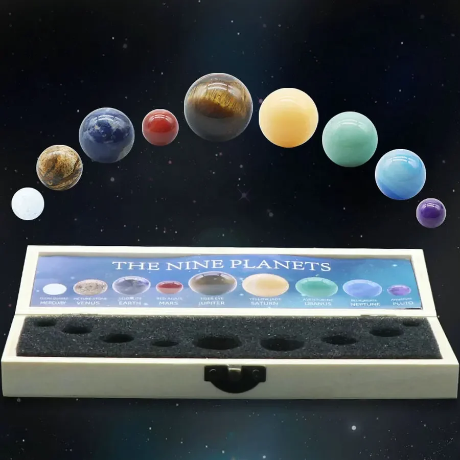 9 Planets Solar System Crystal - Solar System Model ulasan dan harga