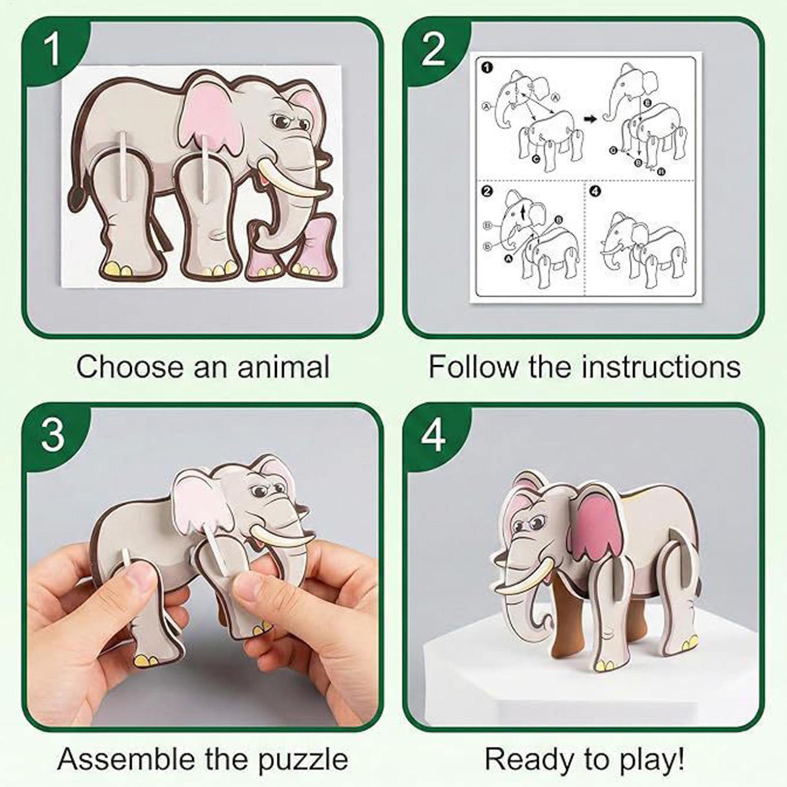 3D Cartoon Puzzles For Kids 7  - Kids Education Fun ulasan dan harga
