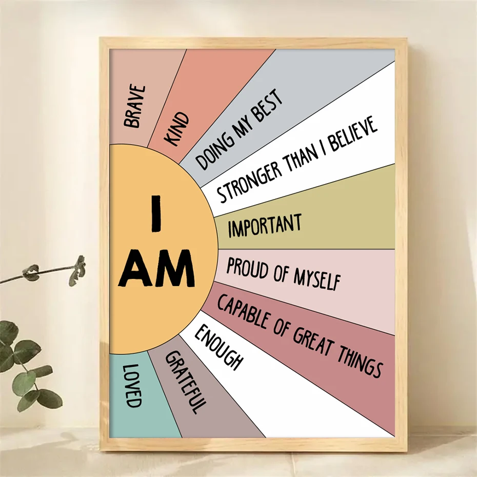 1PCS Educational Sun Colorful  - Kids Education Quote ulasan dan harga
