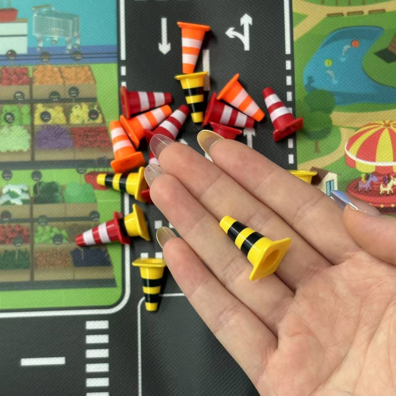 Mini Traffic Road Signs & Road - Kids Home Education ulasan dan harga