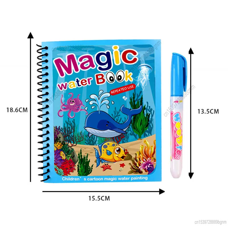 Cartoon Magic Water Painting C - Kids Education Drawing ulasan dan harga