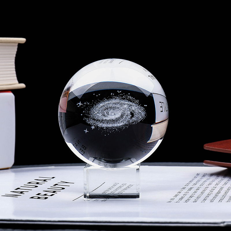 80mm Milky Way Galaxy Crystal  - Solar System Model ulasan dan harga