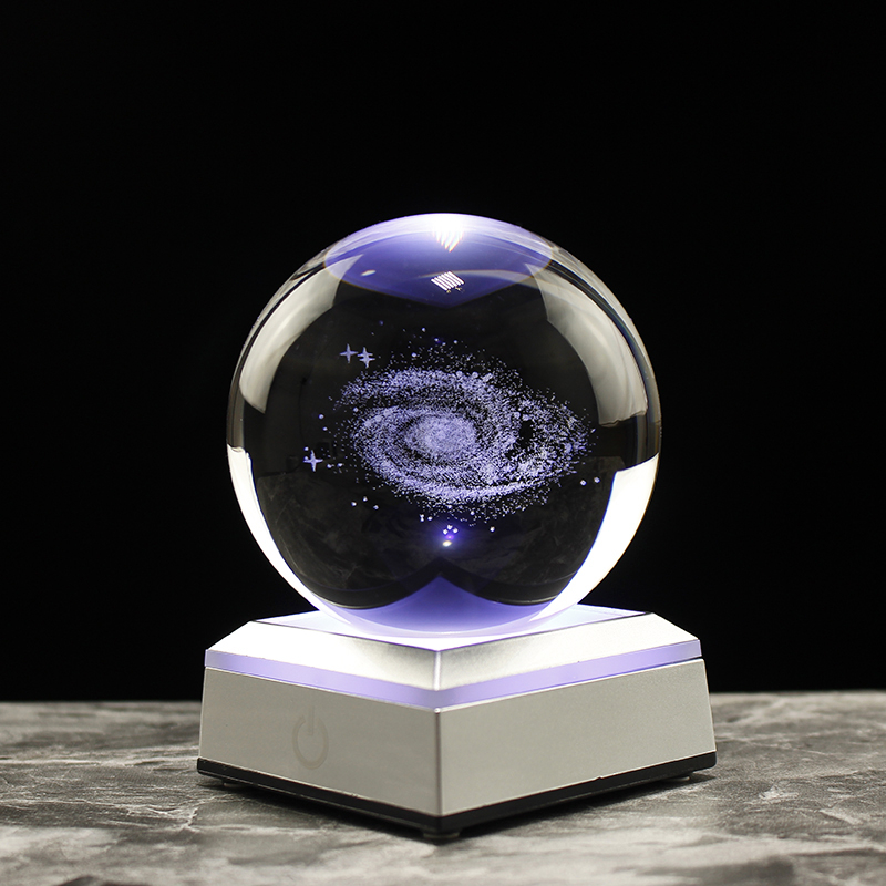 80mm Milky Way Galaxy Crystal  - Solar System Model ulasan dan harga