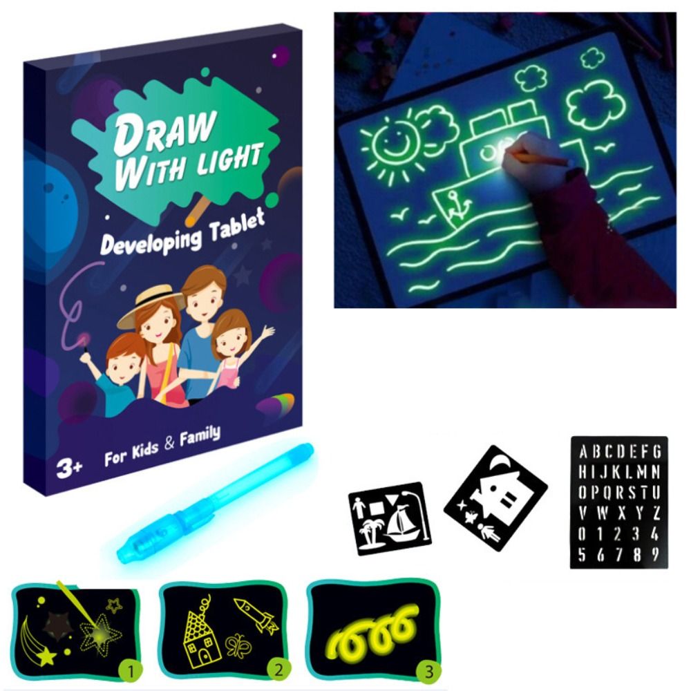 KT Board Children's Luminous W - Kids Education Drawing ulasan dan harga