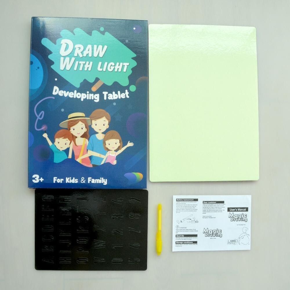 KT Board Children's Luminous W - Kids Education Drawing ulasan dan harga