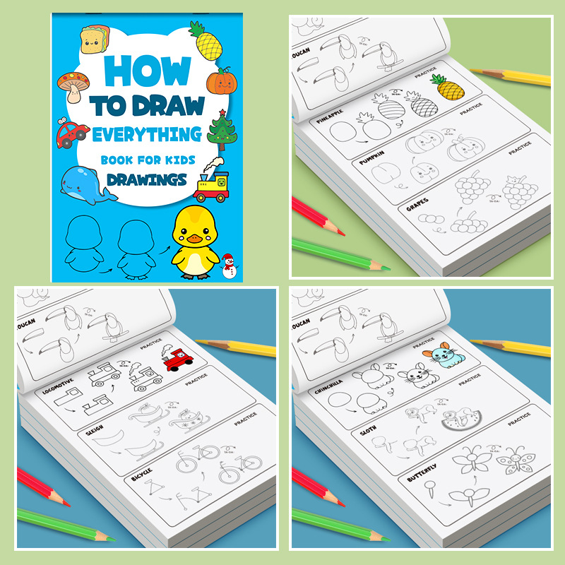 Kids Step-by-Step Drawing Book - Kids Education Steps ulasan dan harga