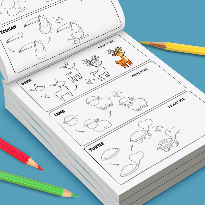 Kids Step-by-Step Drawing Book - Kids Education Steps ulasan dan harga
