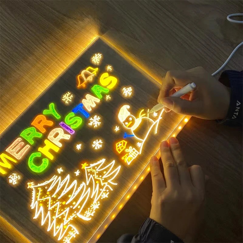 Magic Glow Kids Drawing Board: - Kids Education Fun ulasan dan harga