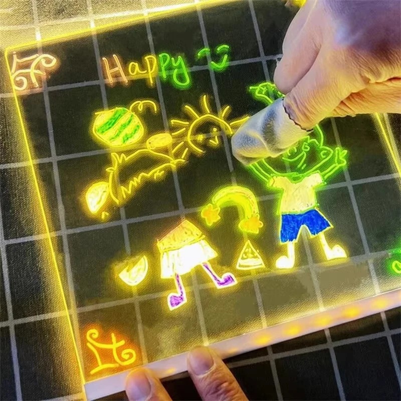 Magic Glow Kids Drawing Board: - Kids Education Fun ulasan dan harga