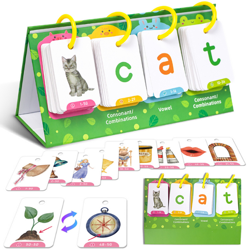 Kids CVC Words Flashcards Phon - Kids Education Charts ulasan dan harga
