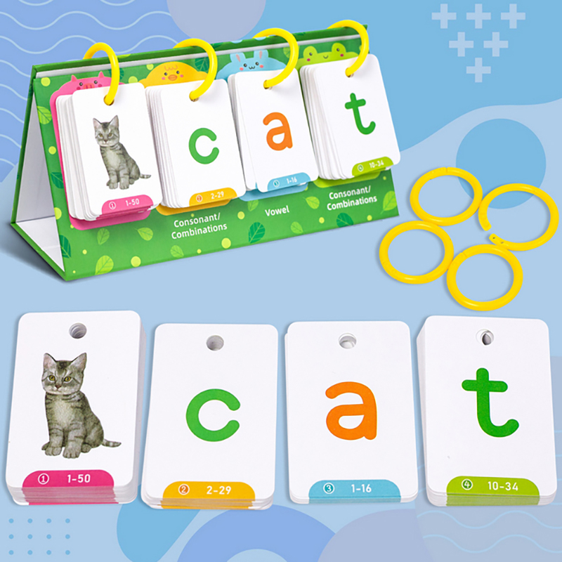 Kids CVC Words Flashcards Phon - Kids Education Charts ulasan dan harga