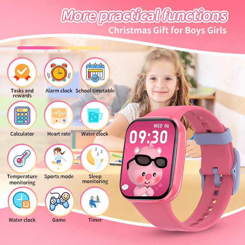 New Smart Watch Kids Boy Child - Kids Education Steps ulasan dan harga