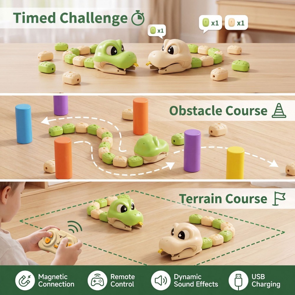Remote Controlled Greedy Snake - Kids Home Education ulasan dan harga